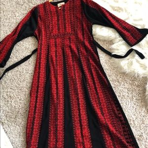 Jordanian Palestinian Arab dishdasha thobe dress